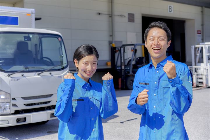 《常総市》週払いOK・4ｔ車での乳製品のセンター間配送ドライバー！（Web面接OK・WワークOK）