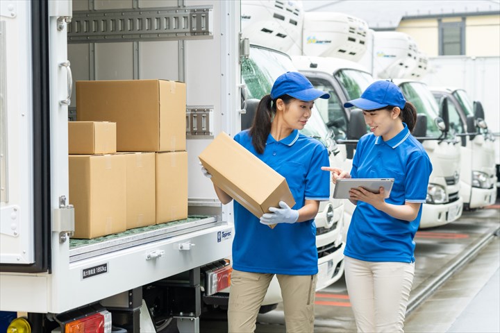 《千葉市花見川区》週払いOK・3ｔ車での冷凍食品の店舗配送ドライバー！（Web面接OK・高収入）